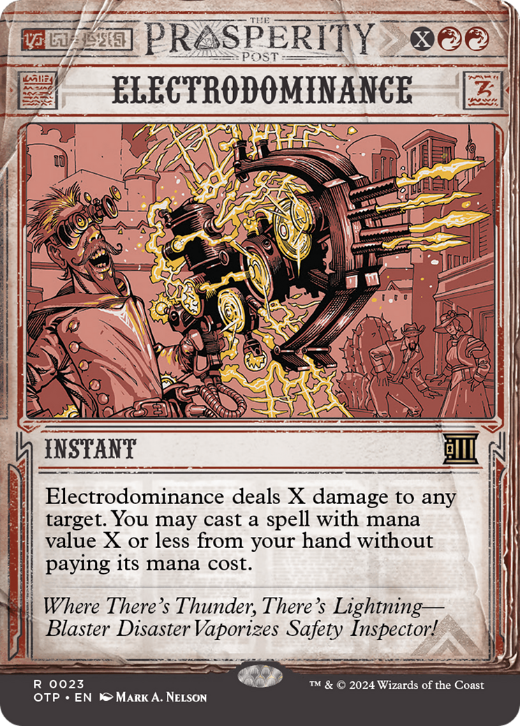 Electrodominance (OTP-023) [Breaking News]: (Showcase) (Borderless)