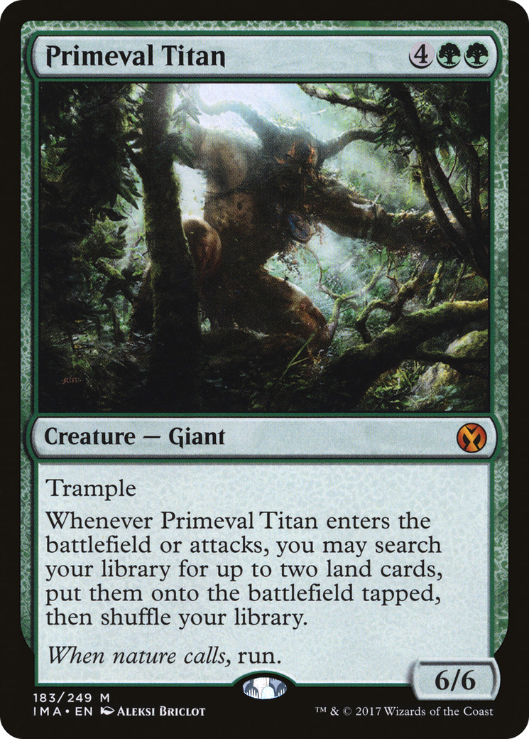 Primeval Titan (IMA-183) [Iconic Masters]