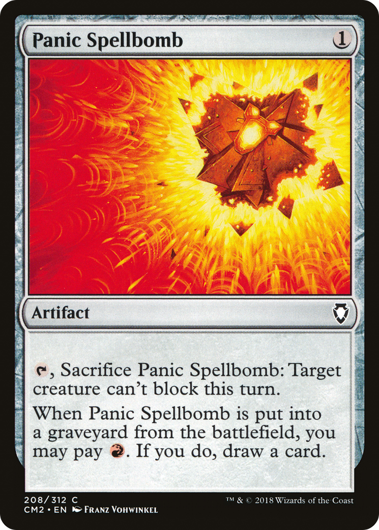 Panic Spellbomb (CM2-208) [Commander Anthology Volume II]
