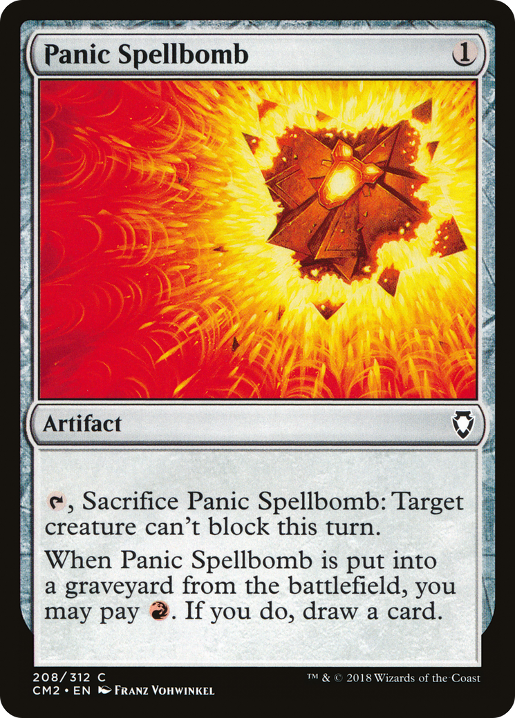 Panic Spellbomb (CM2-208) [Commander Anthology Volume II]