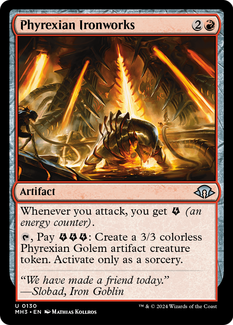Phyrexian Ironworks (MH3-130) [Modern Horizons 3]