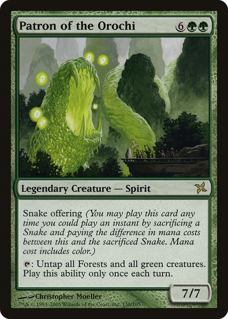 Patron of the Orochi (BOK-138) [Betrayers of Kamigawa] Foil