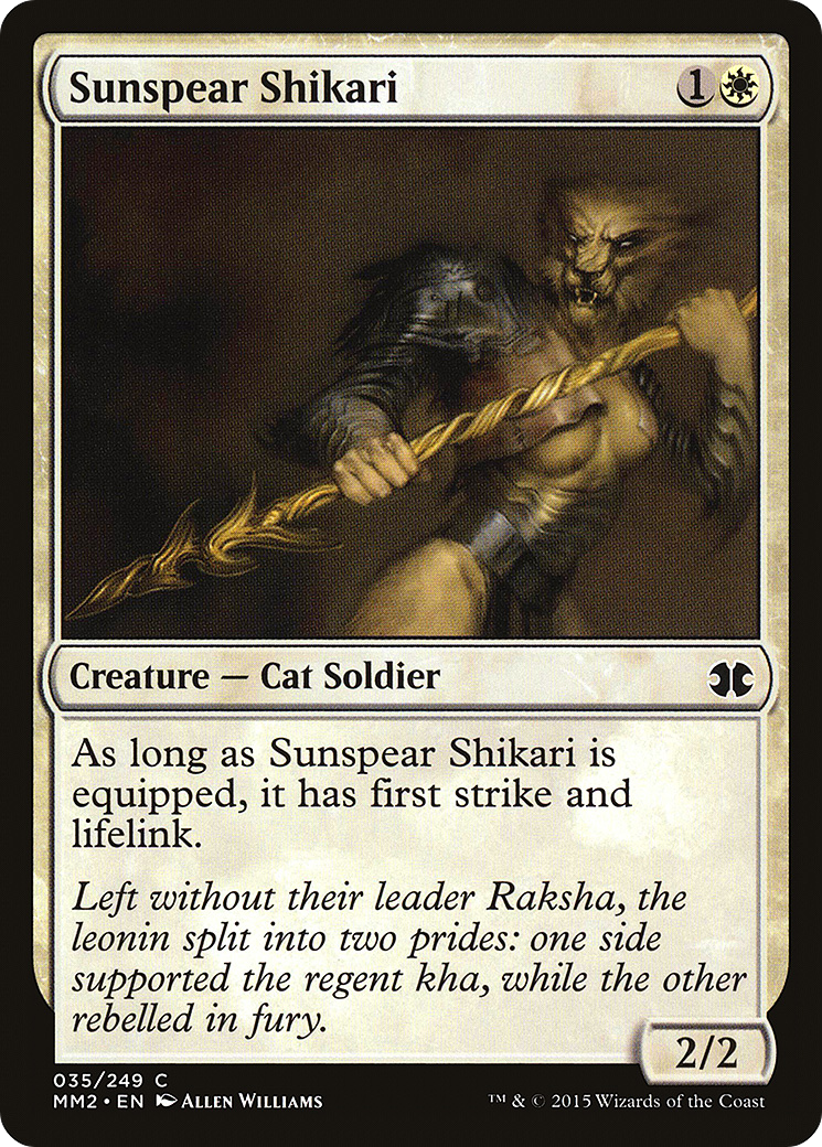 Sunspear Shikari (MM2-035) [Modern Masters 2015]