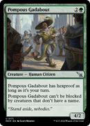 Pompous Gadabout (MKM-171) [Murders at Karlov Manor] Foil