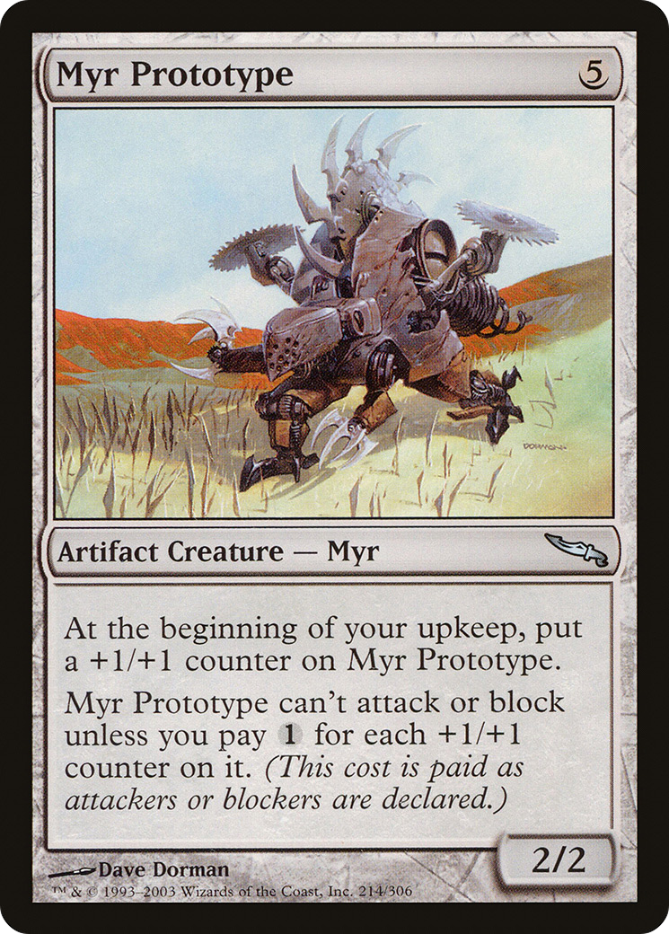 Myr Prototype (MRD-214) [Mirrodin]