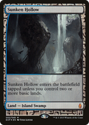 Sunken Hollow (EXP-002) [Zendikar Expeditions] Foil