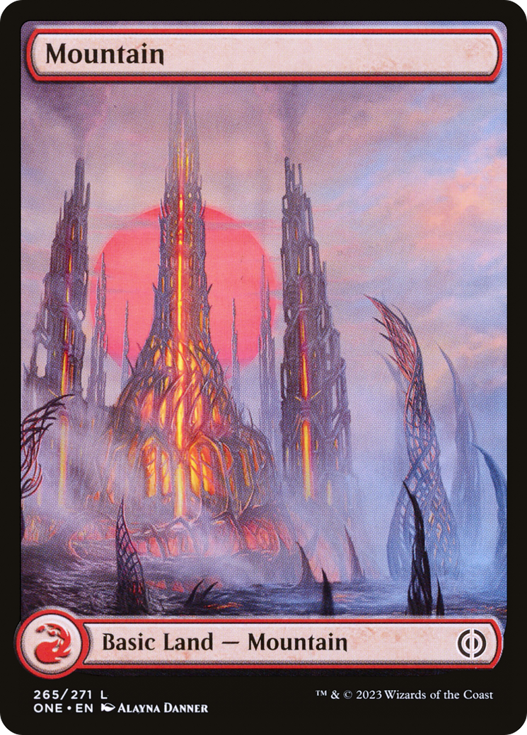 Mountain (ONE-265) [Phyrexia: All Will Be One]