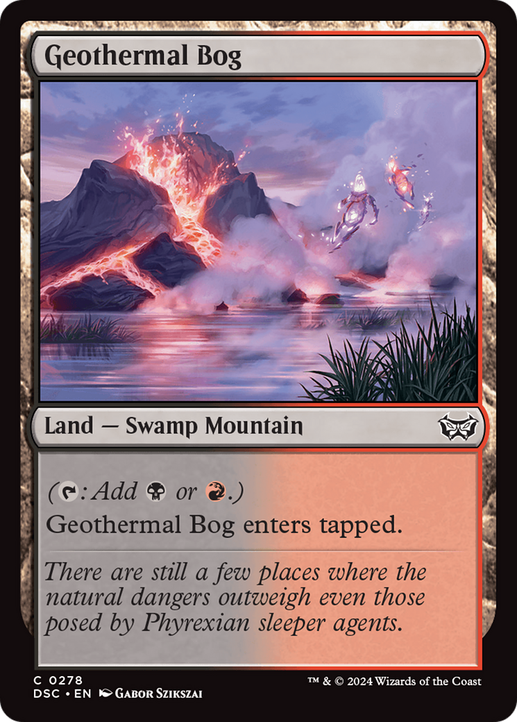 Geothermal Bog (DSC-278) [Duskmourn: House of Horror Commander]
