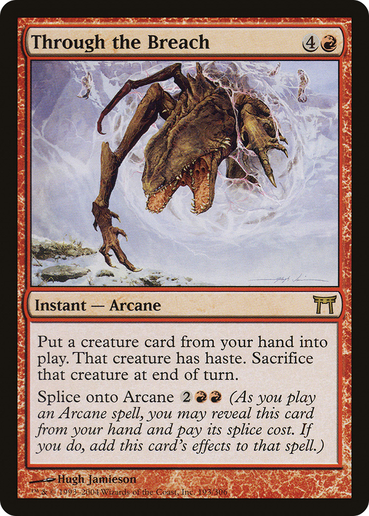 Through the Breach (CHK-193) [Champions of Kamigawa] Foil