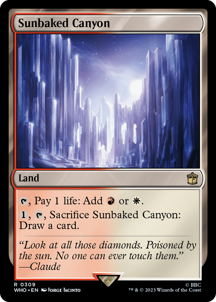 Sunbaked Canyon (WHO-309) [Doctor Who] Foil