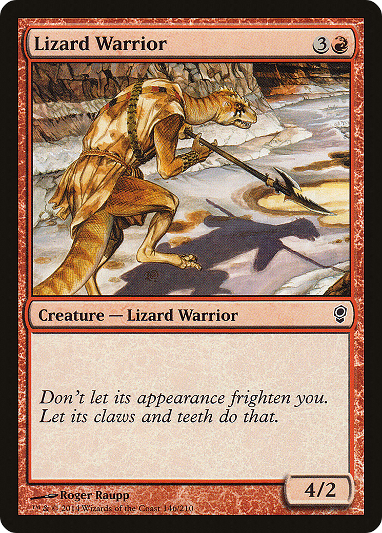 Lizard Warrior (CNS-146) [Conspiracy] Foil