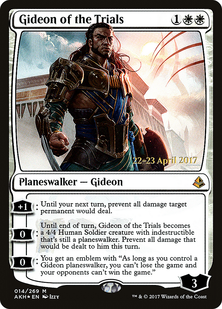 Gideon of the Trials (PRE-14S) [Amonkhet Promos] Foil