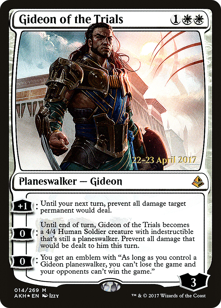 Gideon of the Trials (PRE-14S) [Amonkhet Promos] Foil