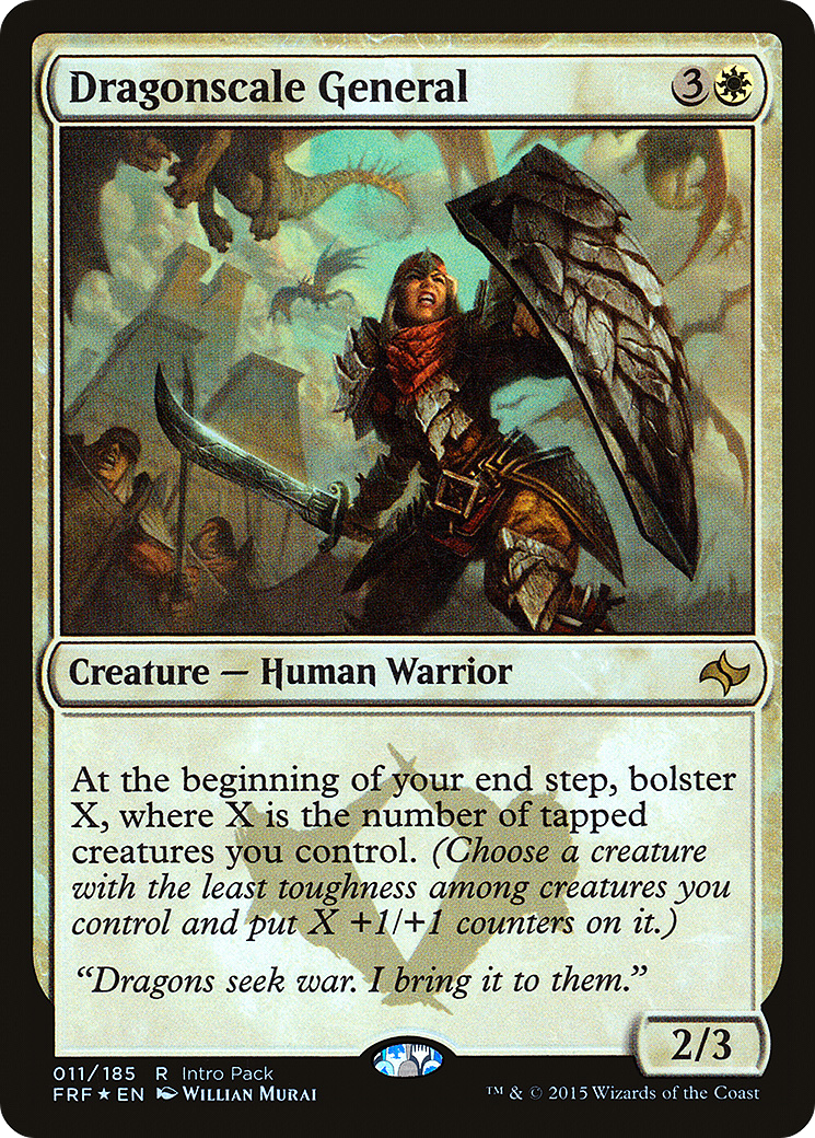 Dragonscale General (UMP-011) [Fate Reforged Promos] Foil