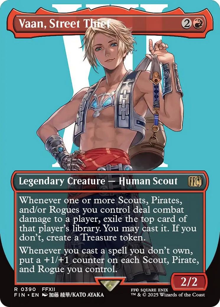 Vaan, Street Thief (Borderless) (FIN-390) [FINAL FANTASY] (Borderless)