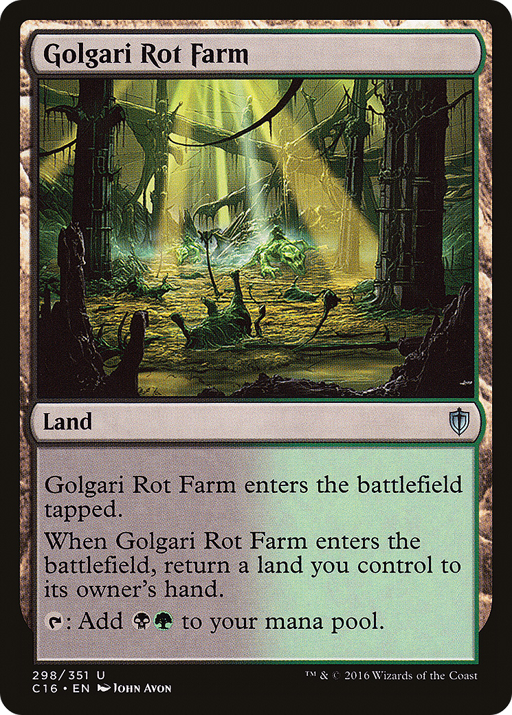 Golgari Rot Farm (C16-298) [Commander 2016]
