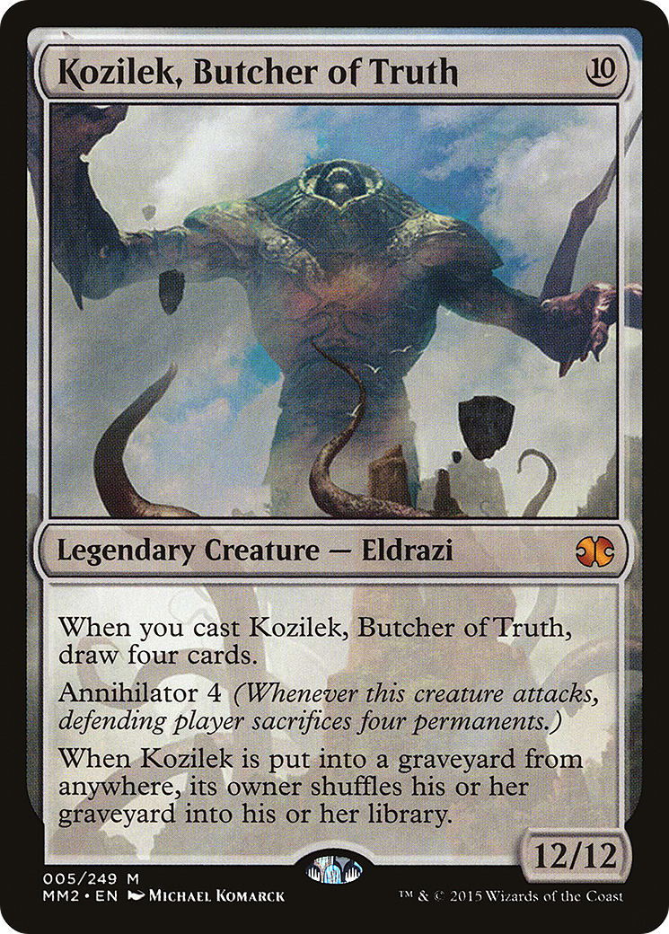 Kozilek, Butcher of Truth (MM2-005) [Modern Masters 2015]