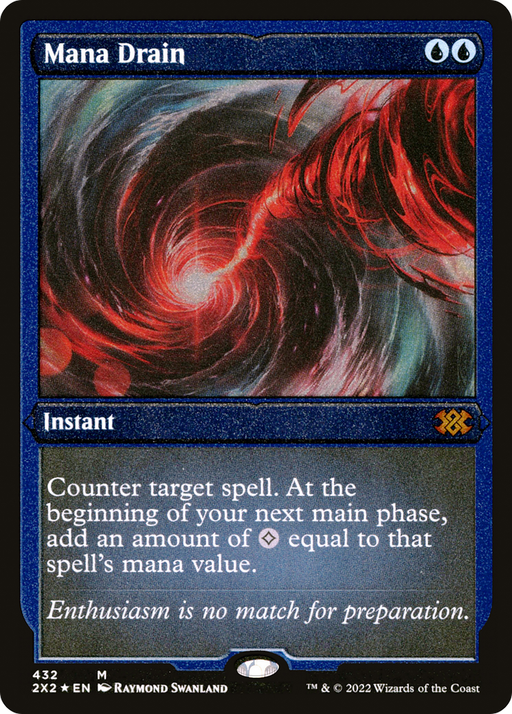 Mana Drain (2X2-432) [Double Masters 2022] Etched Foil
