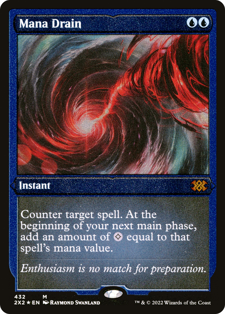 Mana Drain (Foil Etched) (2X2-432) [Double Masters 2022] Foil