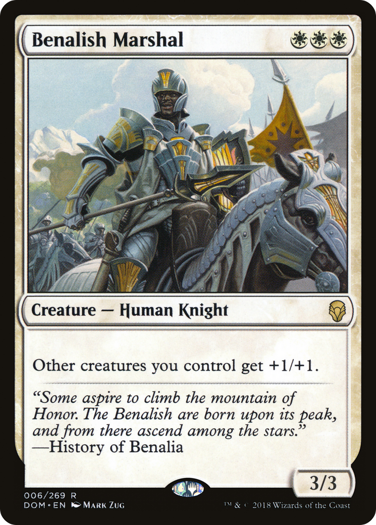 Benalish Marshal (DOM-006) [Dominaria]