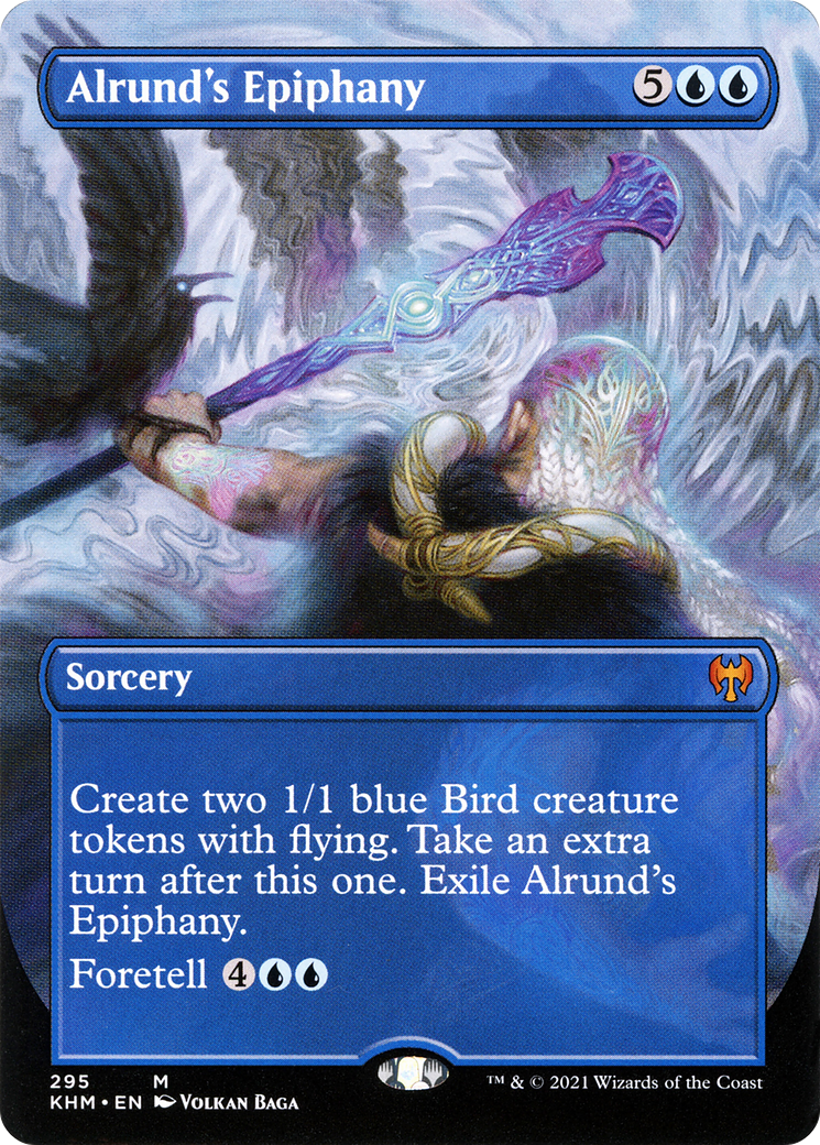 Alrund's Epiphany (Borderless) (KHM-295) (Borderless) [Kaldheim]