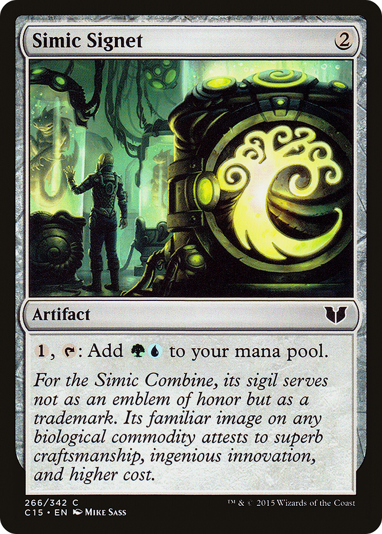 Simic Signet (C15-266) [Commander 2015]