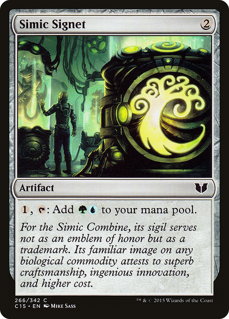 Simic Signet (C15-266) [Commander 2015]
