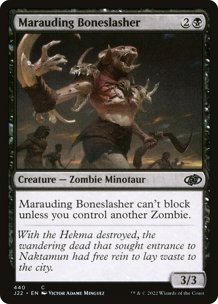 Marauding Boneslasher (J22-440) [Jumpstart 2022]