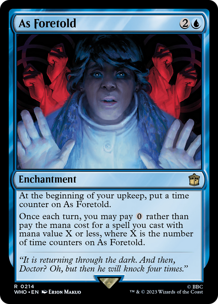 As Foretold (WHO-214) [Doctor Who] Foil