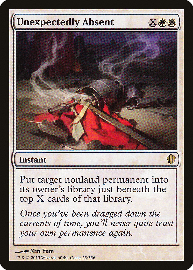 Unexpectedly Absent (C13-025) [Commander 2013]