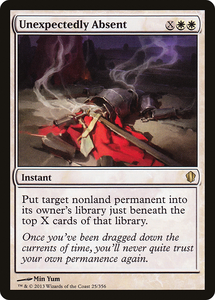 Unexpectedly Absent (C13-025) [Commander 2013]