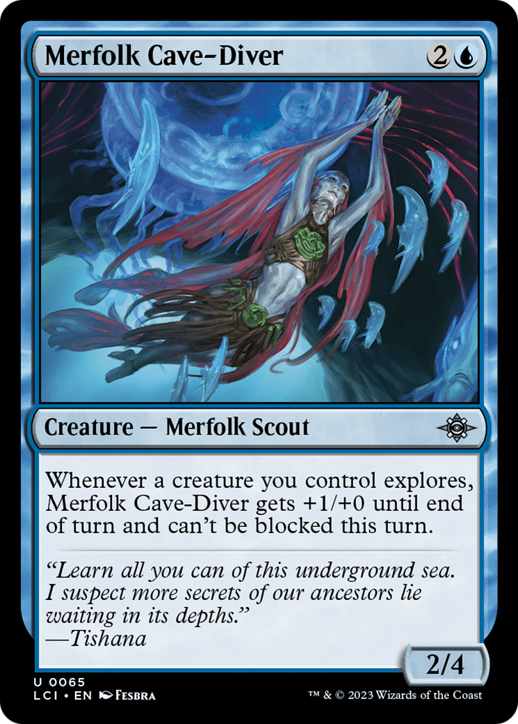 Merfolk Cave-Diver (LCI-065) [The Lost Caverns of Ixalan]