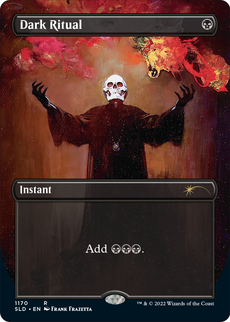 Dark Ritual (SLD-1170) (Borderless) [Secret Lair Drop]