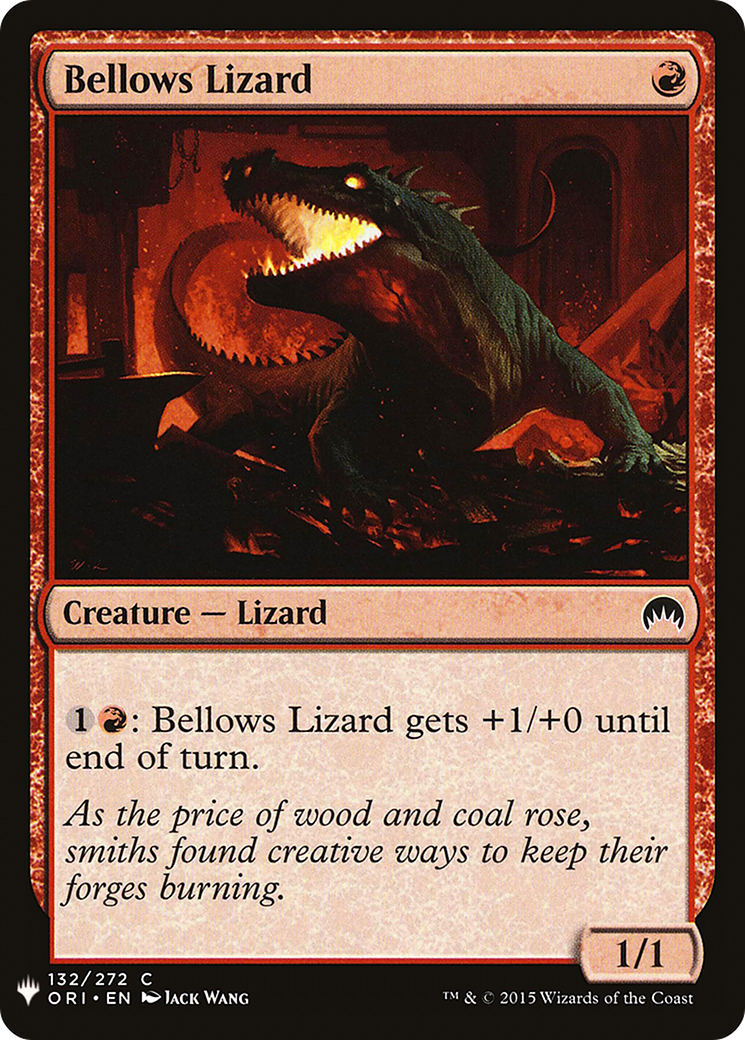 Bellows Lizard (LIST-ORI-132) [The List]