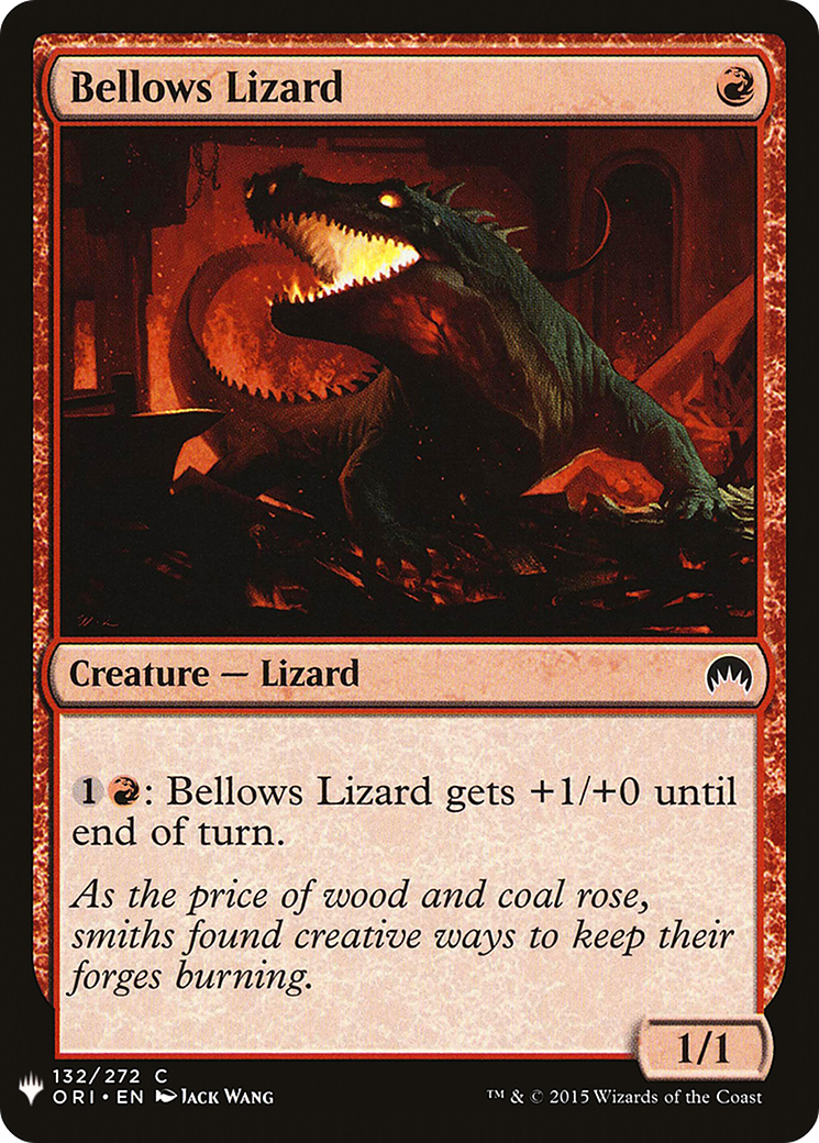 Bellows Lizard (LIST-ORI-132) [The List]