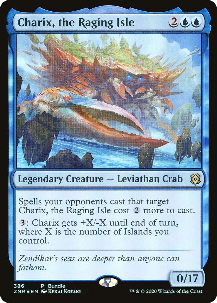 Charix, the Raging Isle (ZNR Bundle) (UMP-386) [Zendikar Rising] Foil