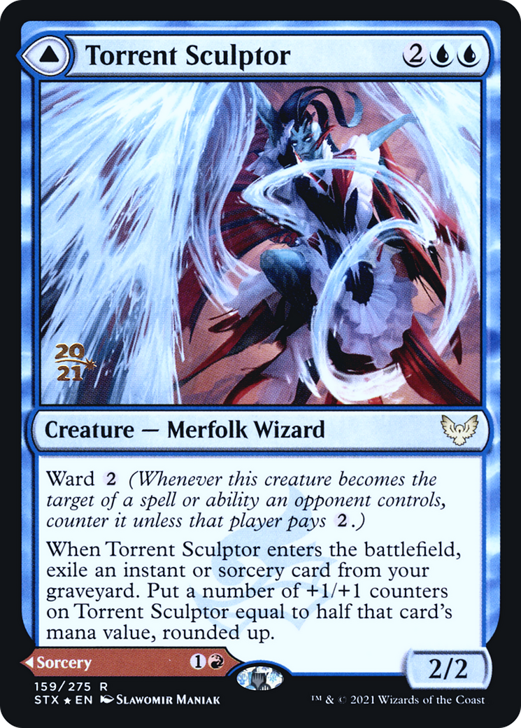 Torrent Sculptor (PRE-159S) [Strixhaven: School of Mages Promos] Foil
