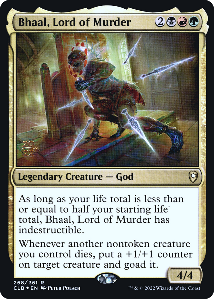 Bhaal, Lord of Murder (PRE-268) [Battle for Baldur's Gate Promos] Foil