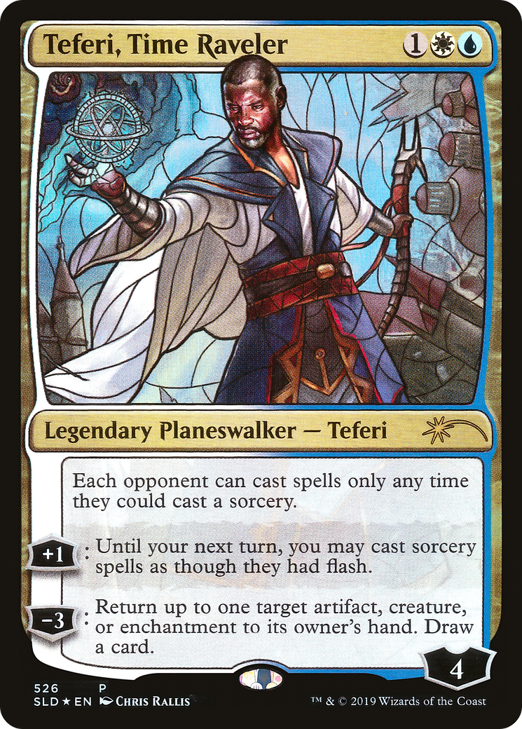 Teferi, Time Raveler (SLD-526) [Secret Lair Drop] Foil