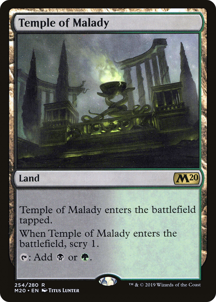Temple of Malady (M20-254) [Core Set 2020]
