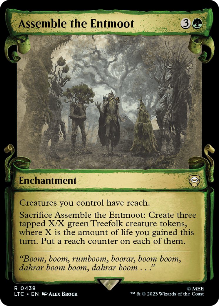 Assemble the Entmoot (LTC-438) [Tales of Middle-earth Commander]: (Showcase)