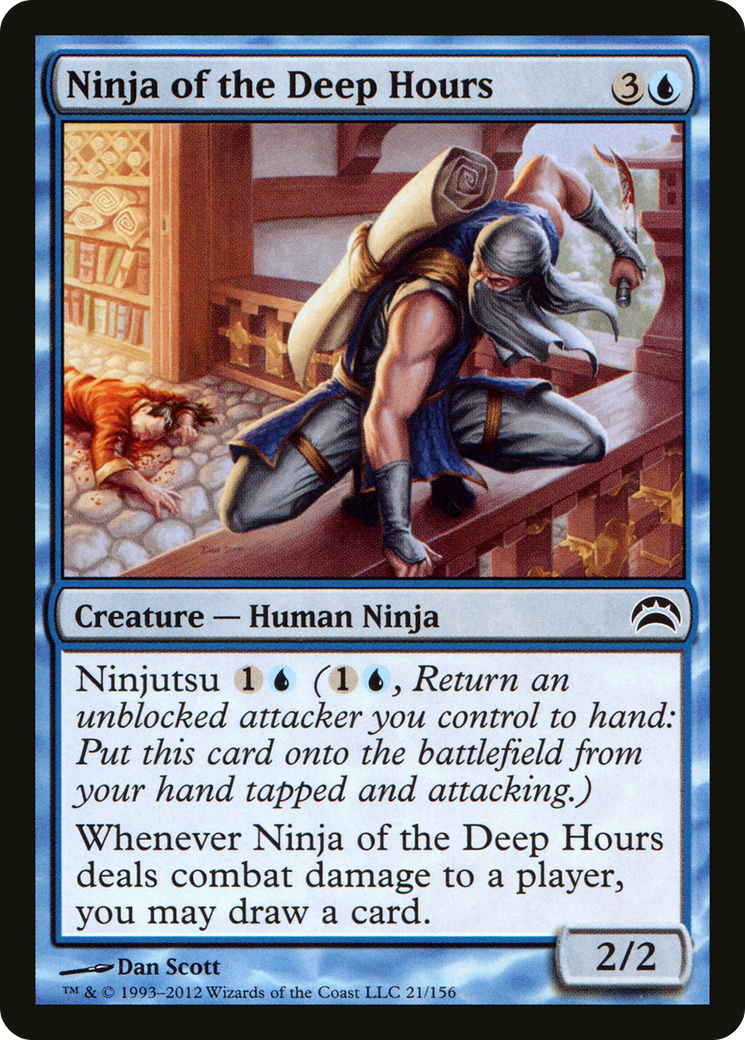 Ninja of the Deep Hours (PC2-021) [Planechase 2012]