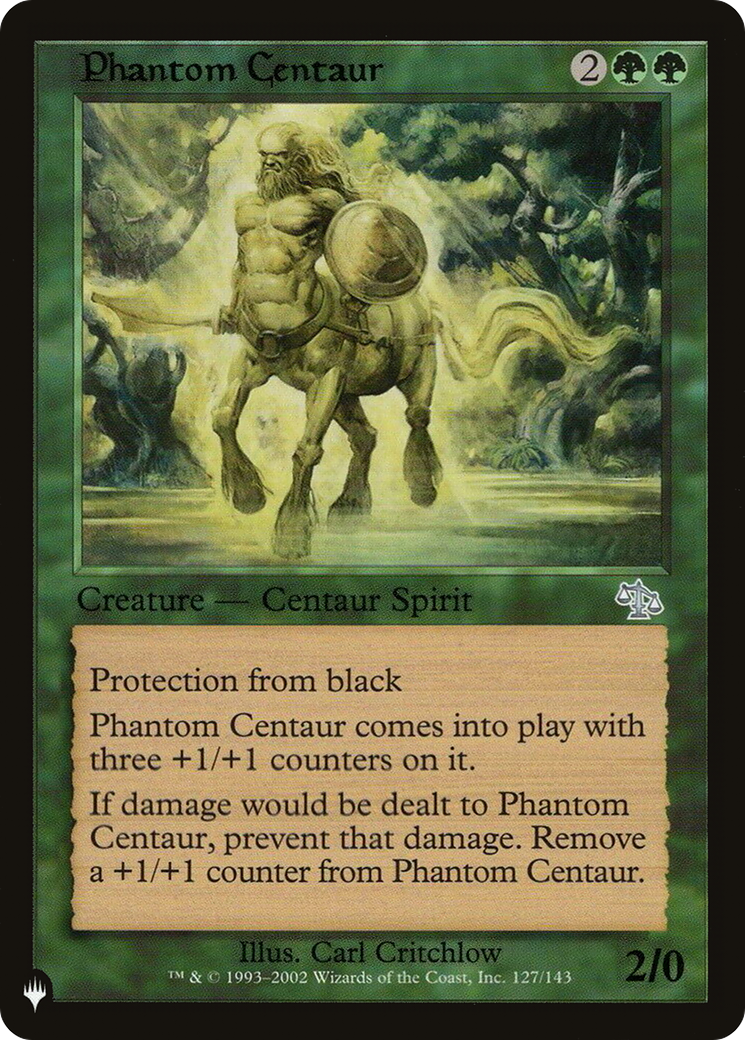 Phantom Centaur (Misprint) (LIST-JUD-127†) [The List]