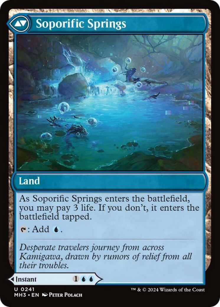 Sink into Stupor // Soporific Springs (MH3-241) [Modern Horizons 3] Foil