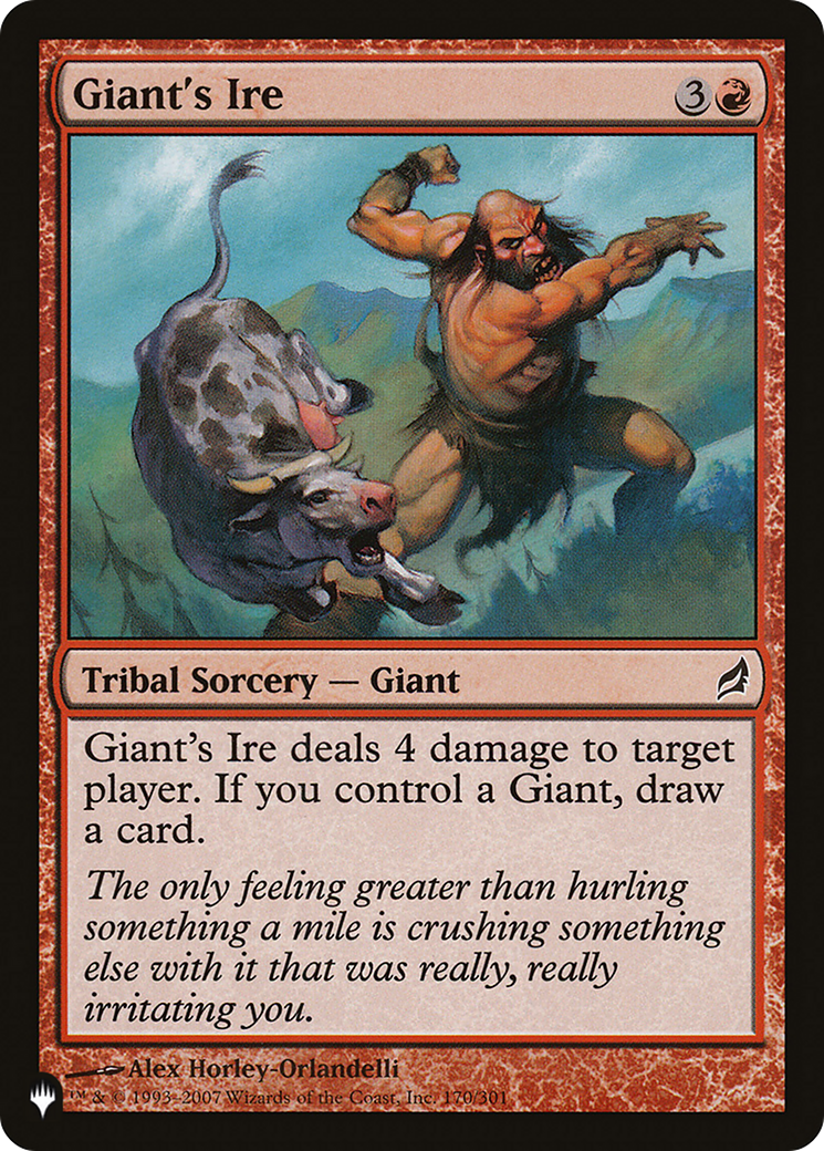Giant's Ire (LIST-LRW-170) [The List]