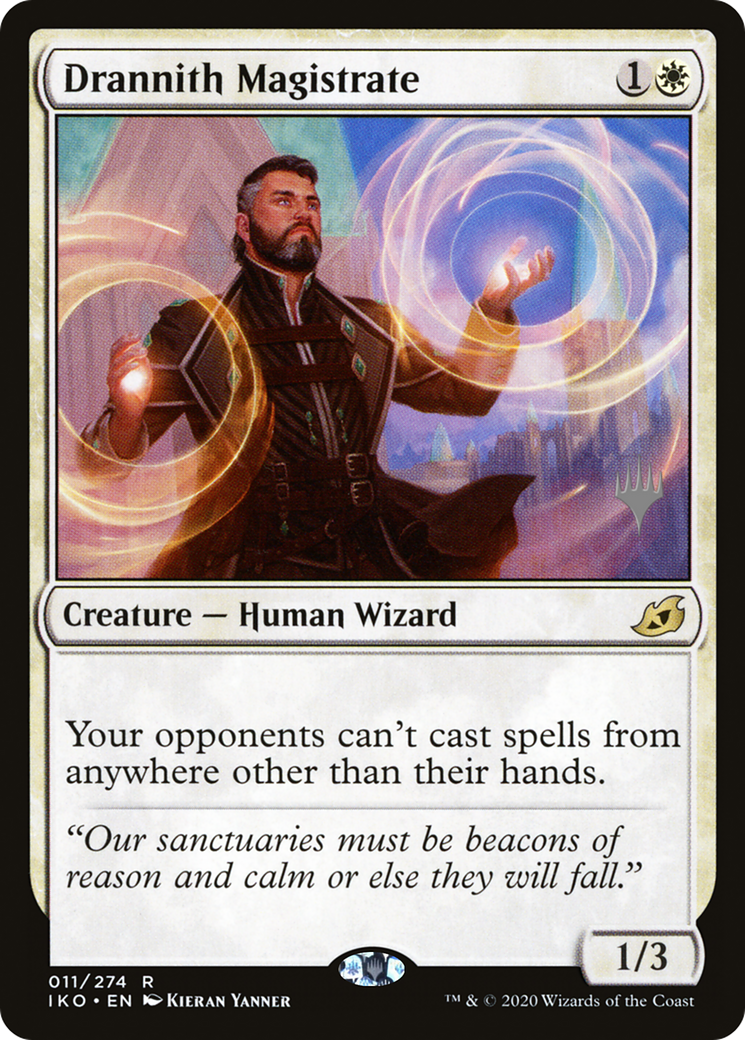 Drannith Magistrate (PPIKO-11P) [Promo Pack: Ikoria: Lair of Behemoths Promos]
