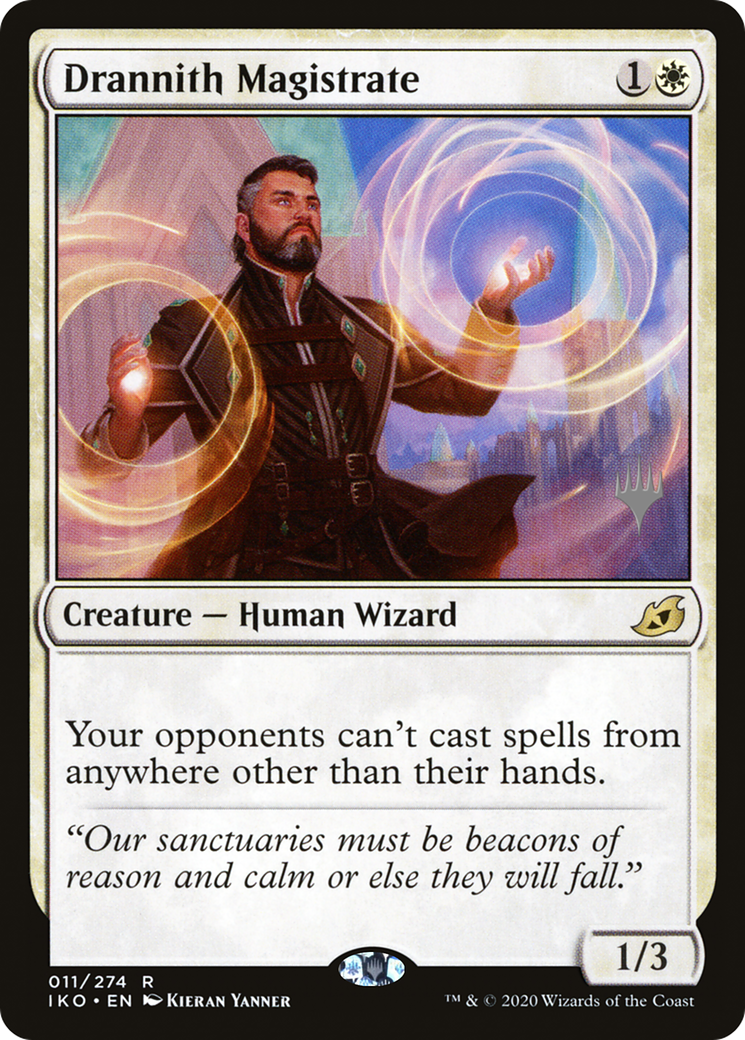 Drannith Magistrate (PPIKO-11P) [Ikoria: Lair of Behemoths Promos] Foil