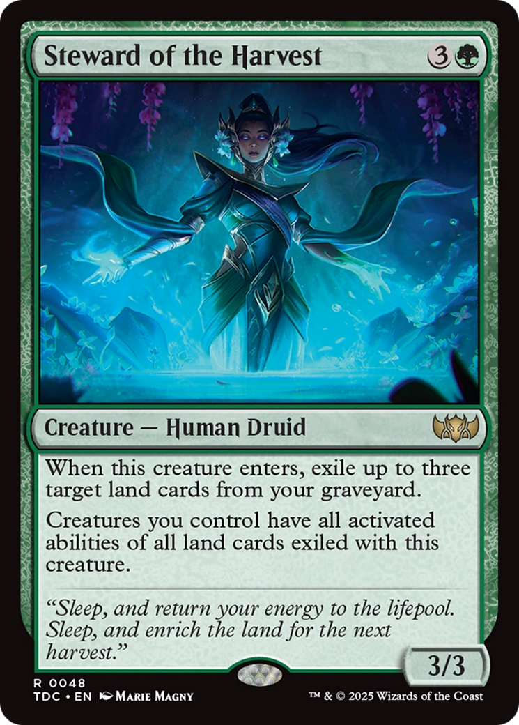 Steward of the Harvest (TDC-048) [Commander: Tarkir: Dragonstorm]