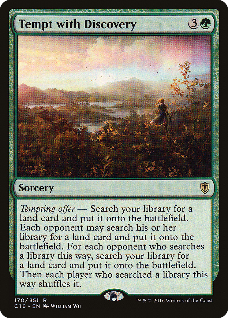 Tempt with Discovery (C16-170) [Commander 2016]