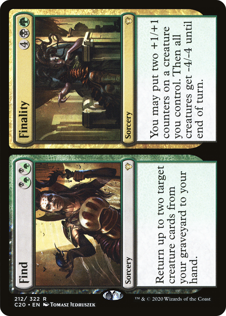 Find // Finality (C20-212) [Commander 2020]